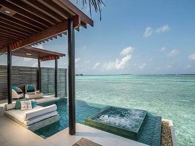 Niyama Private Islands overwater 1BR pool villa with jacuzzi