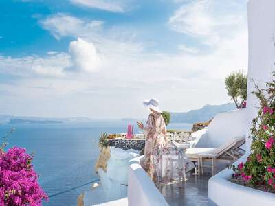 Andronis Luxury Suites Deluxe Suite terrace