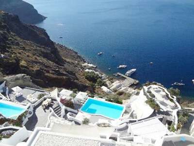 Andronis Luxury Suites aerial view
