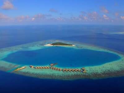 Angsana Velavaru aerial view
