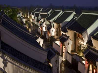 Banyan Tree Hangzhou village rooftops
