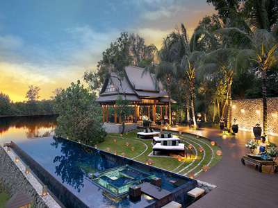 Banyan Tree Phuket DoublePool Villa pool with jacuzzi