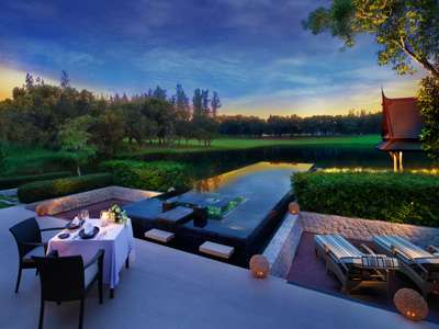 Banyan Tree Phuket DoublePool Villa pool with jacuzzi