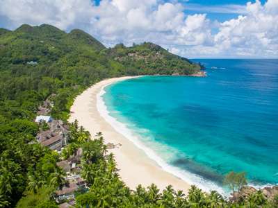Banyan Tree Seychelles aerial view
