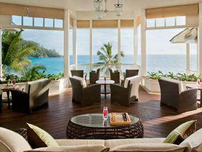 Banyan Tree Seychelles lounge area