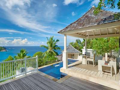 Banyan Tree Seychelles pool villa deck