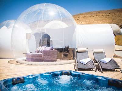 Bubble Luxotel Petra deck