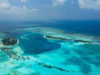 Conrad Maldives aerial view of Rangali island