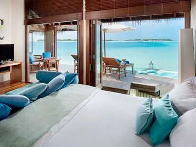 Conrad Maldives Retreat Water Villa outdoor jacuzzi