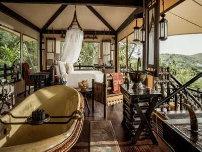 Four Seasons Tented Camp, Golden Triangle, tent interior