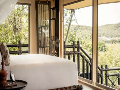 Four Seasons Tented Camp, Golden Triangle, tent bedroom