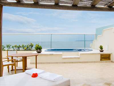 Grand Velas Riviera Nayarit wellness suite terrace with jacuzzi