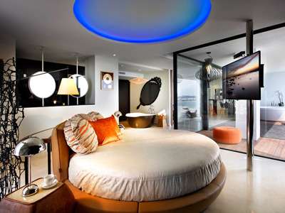 Hard Rock Hotel Ibiza Rock Star suite bedroom