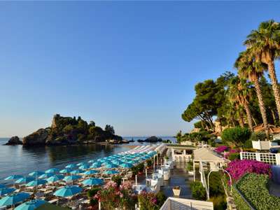 La Plage Resort Taormina private beach