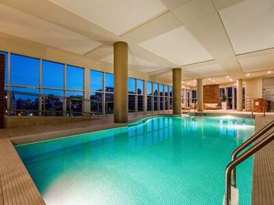 Hotel Le Crystal Montreal saltwater swimming pool