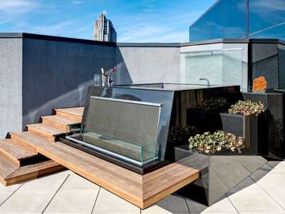 Lotte New York Palace Jewel Suite rooftop  jacuzzi