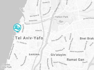 Hilton Tel Aviv location on the map