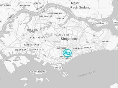 Marina Bay Sands location on the map