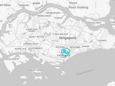 Marina Bay Sands location on the map