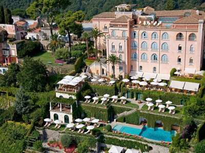 Palazzo Avino with gardens and pool