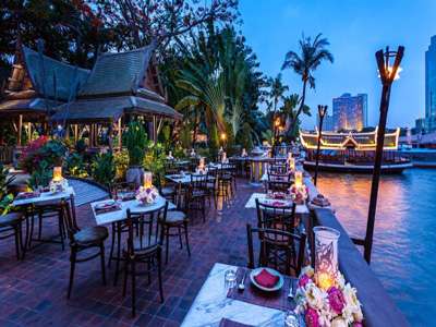 Peninsula Bangkok riverside restaurant