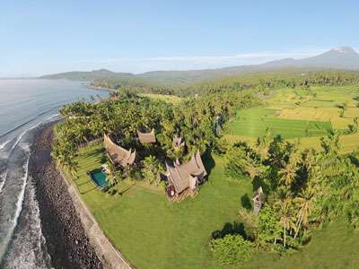 Villa Campuhan aerial view
