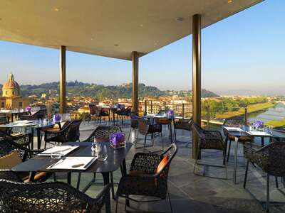 The Westin Excelsior Florence Sesto on Arno rooftop restaurant