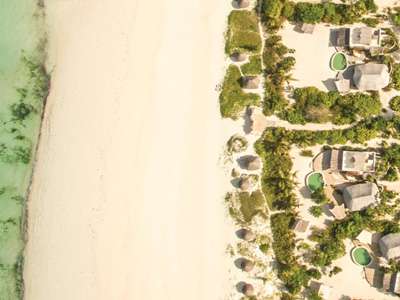 White Sands Villas aerial view
