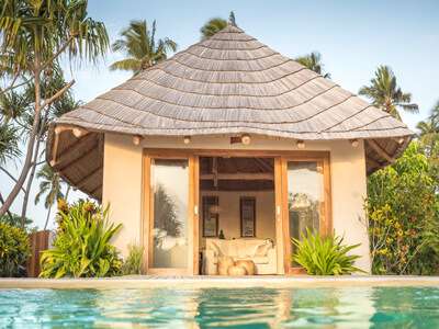 White Sands Villas pool cabana