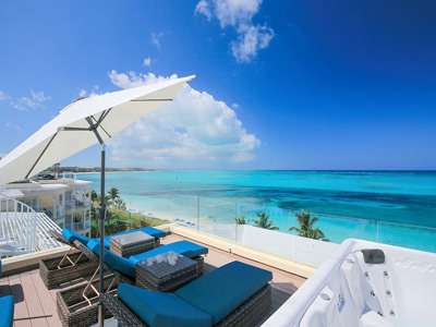 Windsong Resort Turks and Caicos penthouse suite rooftop jacuzzi